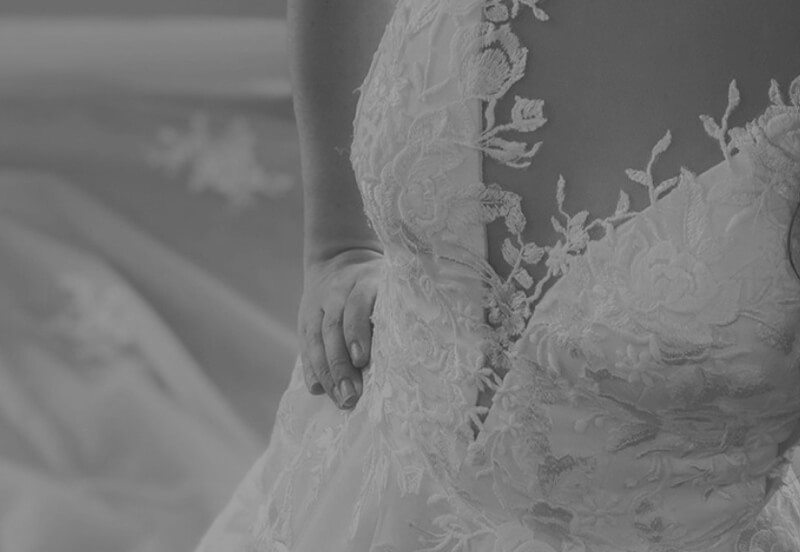 Bridal dress details