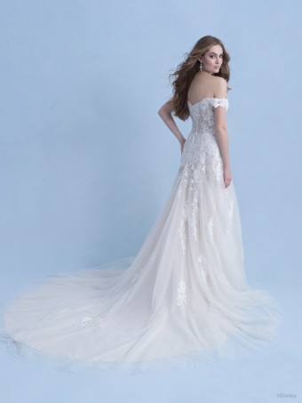 Disney Fairy Tale Weddings Style D281L - Aurora, Lined Bodice, Front and Back #2 thumbnail