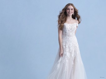 Disney Fairy Tale Weddings Style D281L - Aurora, Lined Bodice, Front and Back #4 thumbnail