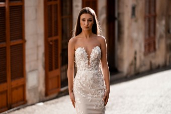 Abella Style E161L Zara - Lined Bodice #2 Champagne/Ivory/Nude thumbnail