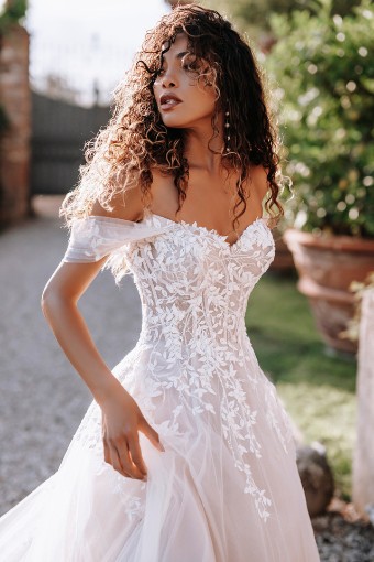 Abella Style Nasrin - E313L - Lined Bodice #1 Ivory thumbnail