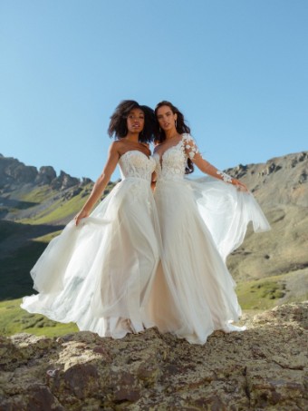 Allure Wilderly Bride Style F227 #2 Almond/Ivory/Champagne/Nude thumbnail