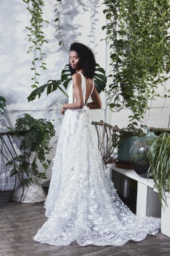 Savin London Style Alika Gown with Slit #1 thumbnail