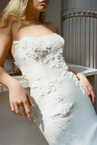 Justin Alexander Signature Style Dickinson 99319 - Dress and Overskirt #2 thumbnail