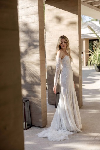 Wtoo by Watters Style Claire with Lace Up Back 16158 #10 thumbnail