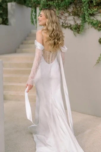Wtoo by Watters Style Cam with Lace Sleeves 15218 #1 thumbnail