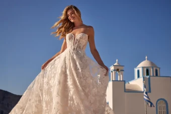 Madison James Style MJ1207L Lined Bodice Dress Only #1 thumbnail