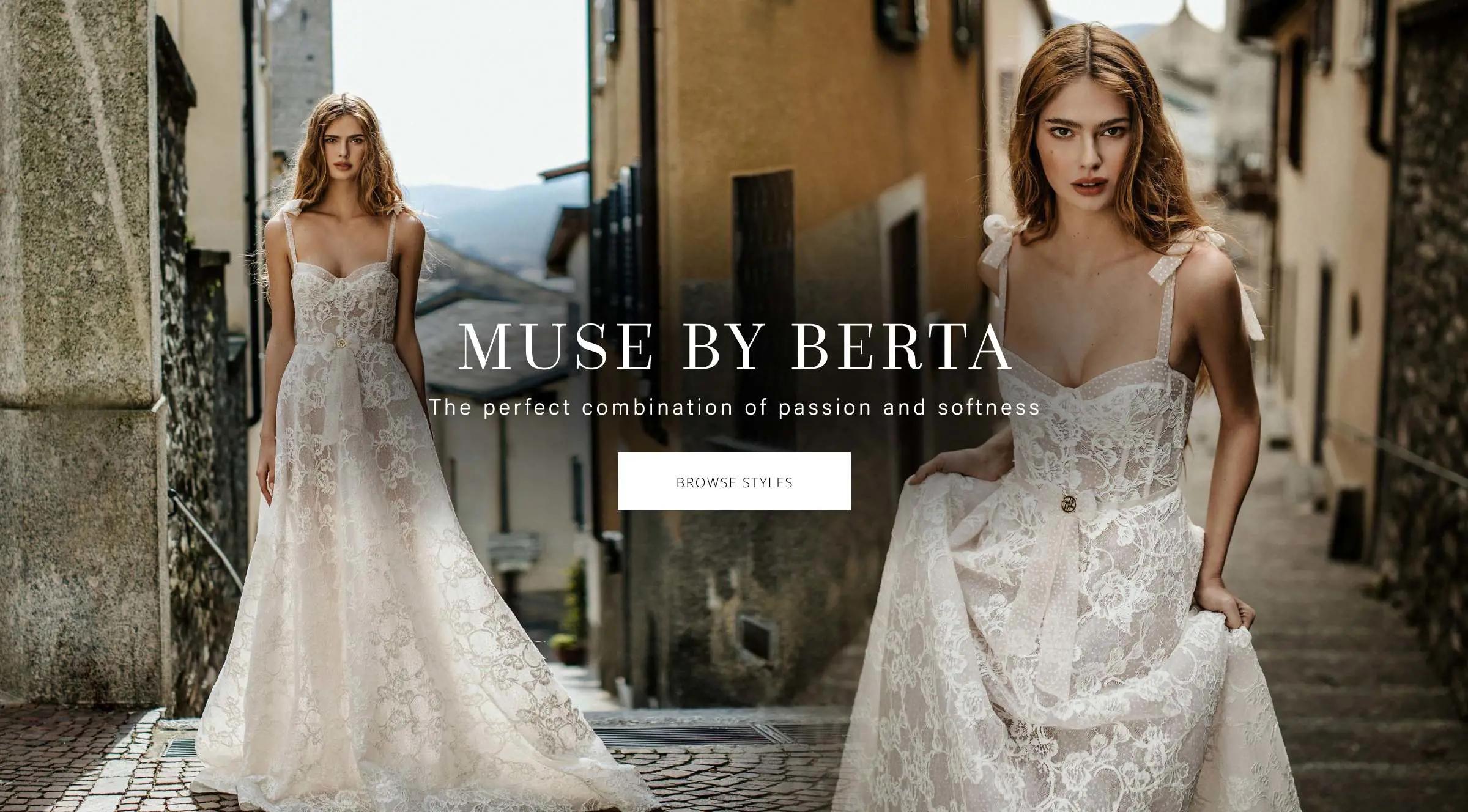 Muse by Berta Wedding Dresses at Signature Bridal Salon in Austin, TX
