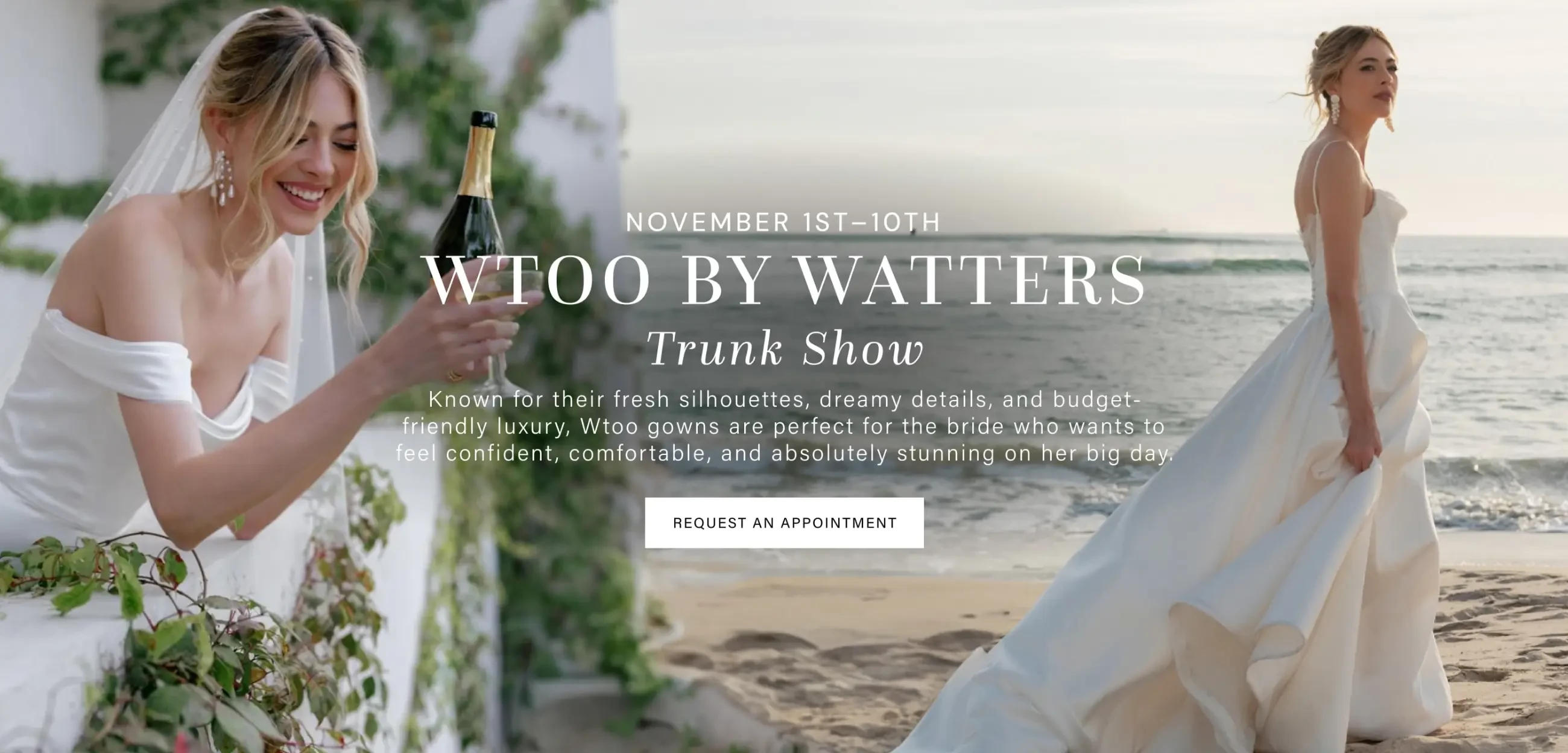 Wtoo by Watters Trunk Show at Signature Bridal Salon in Austin, TX