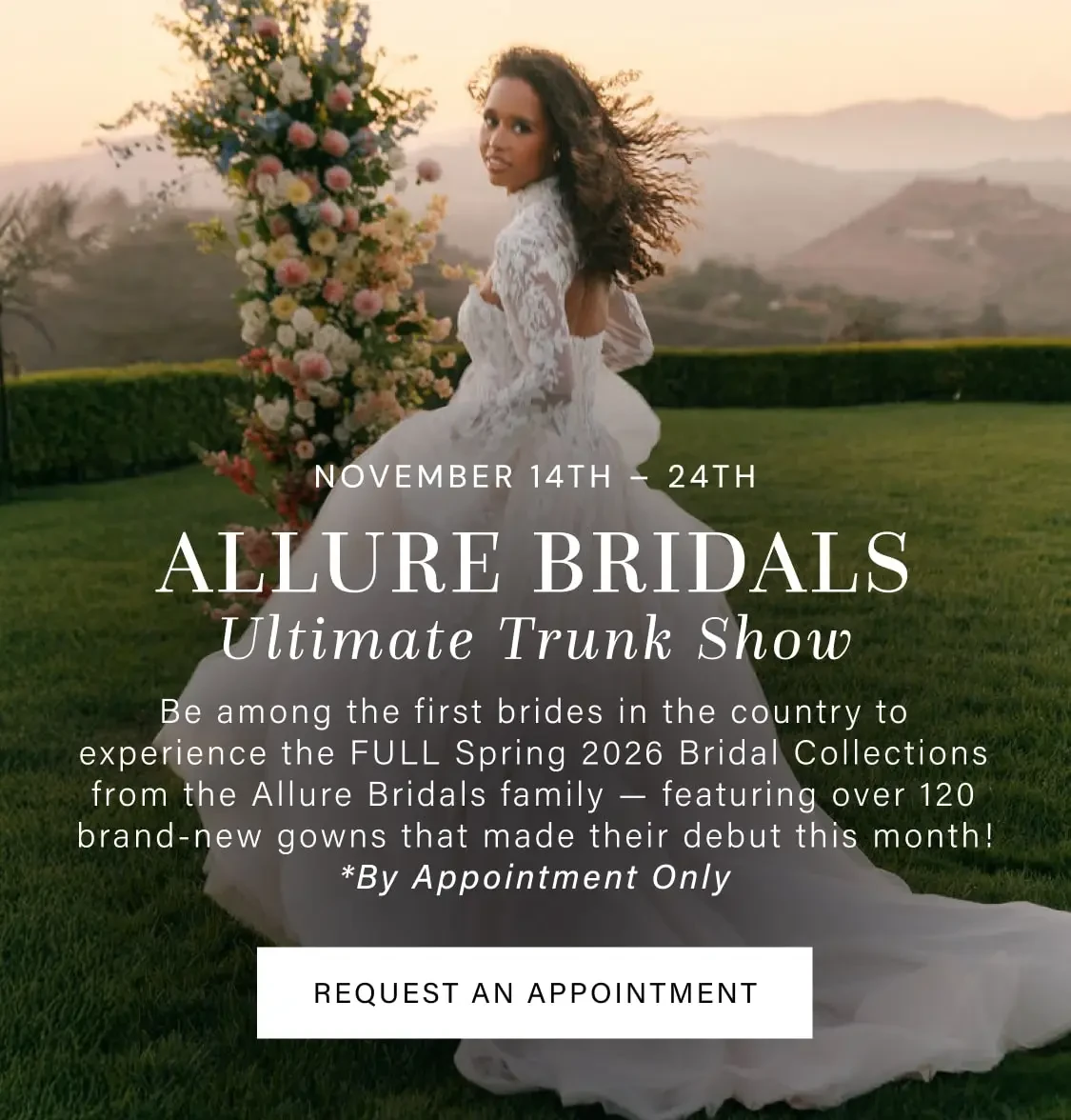 Allure Bridals Ultimate Trunk Show at Signature Bridal Salon in Austin, TX