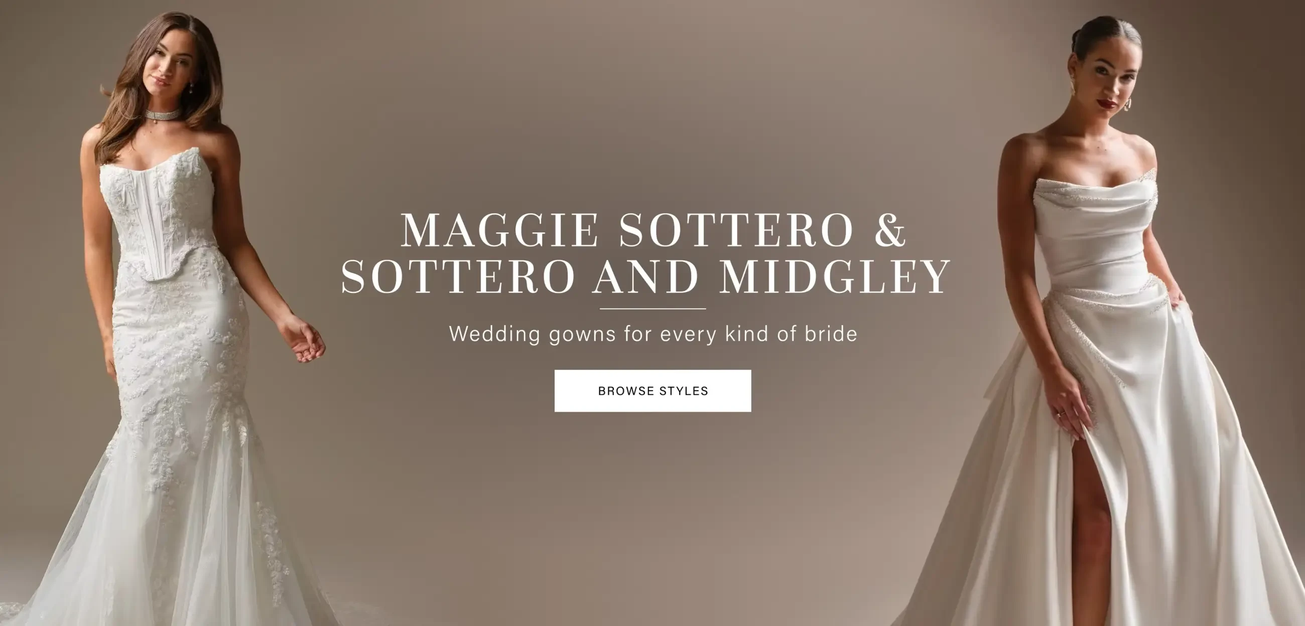 Maggie Sottero & Sottero and Midgley Wedding Dresses at Signature Bridal Salon in Austin, TX