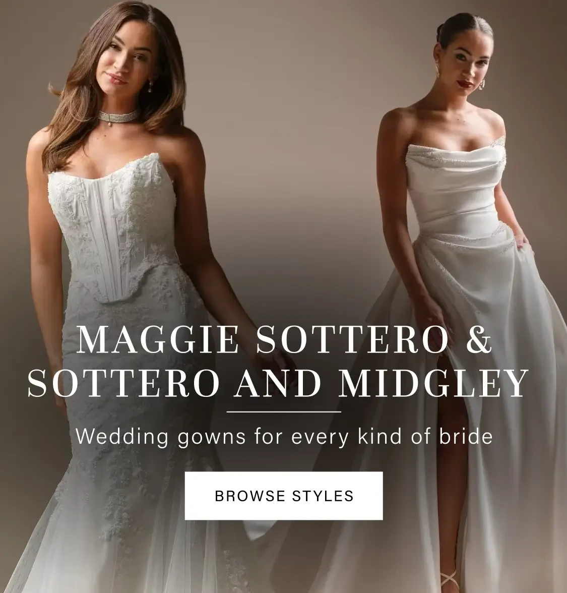 Maggie Sottero & Sottero and Midgley Wedding Dresses at Signature Bridal Salon in Austin, TX