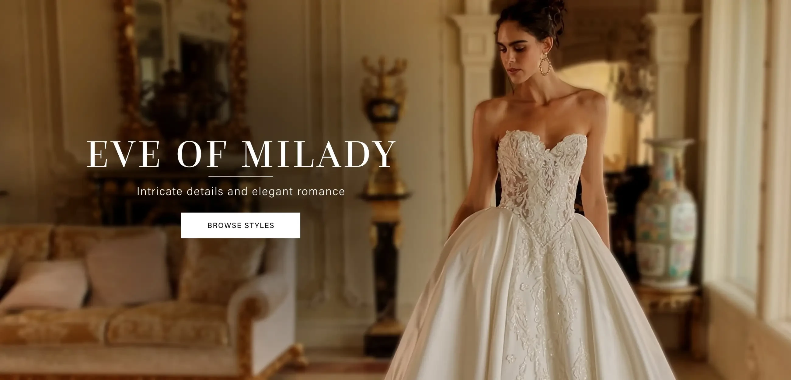 Eve of Milady Wedding Dresses at Signature Bridal Salon in Austin, TX