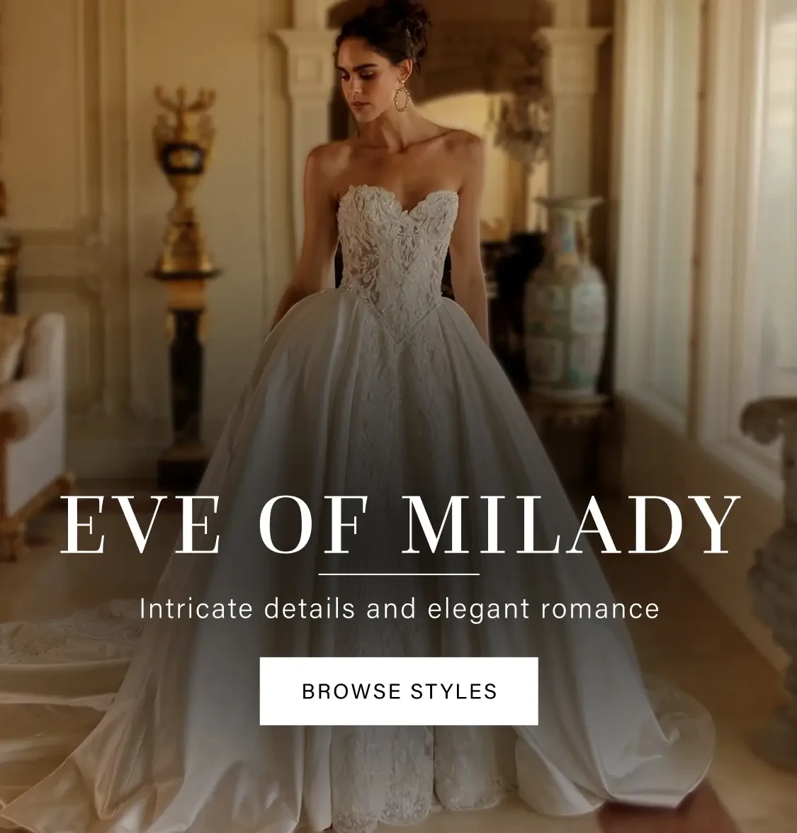 Eve of Milady Wedding Dresses at Signature Bridal Salon in Austin, TX